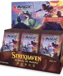 Budget 💯 MtG Trading Card Game Strixhaven: School of Mages SET Booster Box [30 Packs] 💯