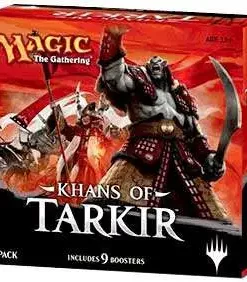 Cheap 🔥 MtG Trading Card Game Khans of Tarkir FAT Pack [Includes 9 Booster Packs] 💯