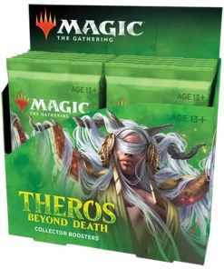 Cheapest 🤩 MtG Trading Card Game Theros Beyond Death COLLECTOR Booster Box [12 Packs] 😍