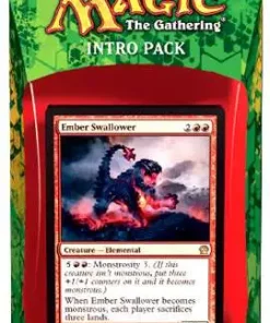 Brand new 🎁 MtG Trading Card Game Theros Blazing Beasts of Myth Intro Pack [60 Card Deck & 2 Booster Packs] 🧨