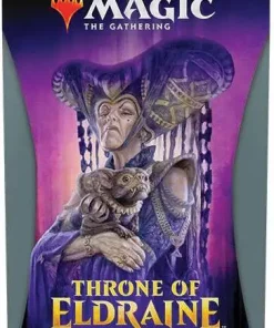 Wholesale ⭐ MtG Trading Card Game Throne of Eldraine Black Theme Booster Pack [35 Cards] 👍
