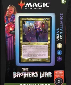 Deals 🤩 MtG Trading Card Game Brothers War Urza's Iron Alliance Commander Deck 🌟