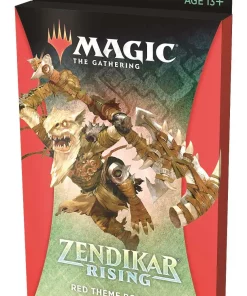 New 👏 MtG Trading Card Game Zendikar Rising Red Theme Booster Pack [35 Cards] 😍